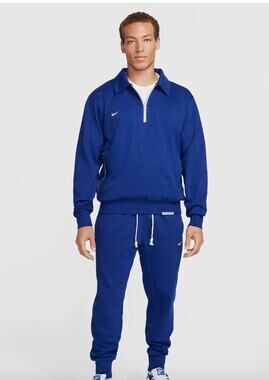 Nike Standard Issue Quarter Zip Culture of Football Sweatshirt Blue Size 2XL NWT
